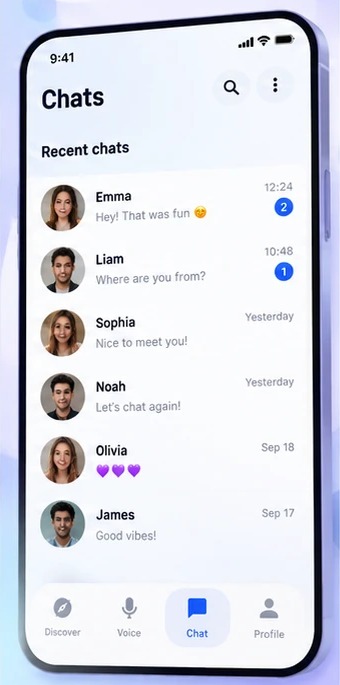 Chats screen